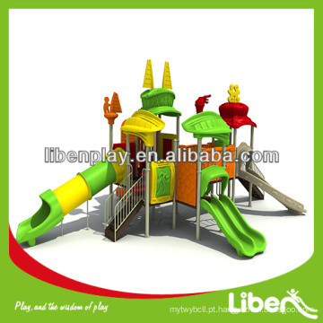 Sports Series trem outdoor playground equipamentos LE.TY009 playground de recreação slide, estrutura de recreio ao ar livre para o parque